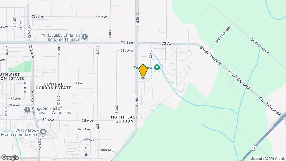 20831 70 Av Map and Location Details