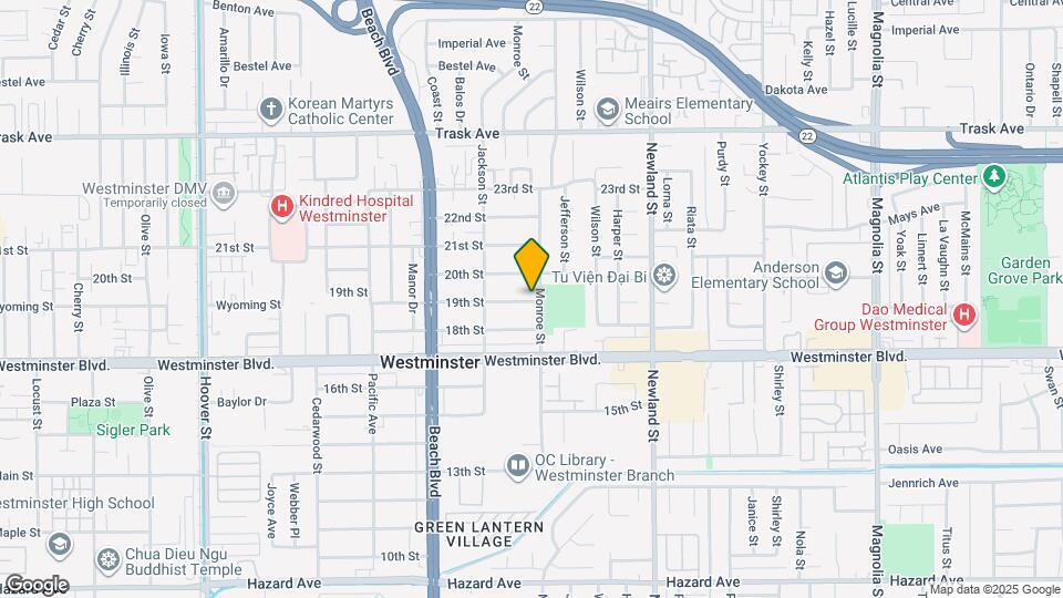 8221 19th St Map and Location Details