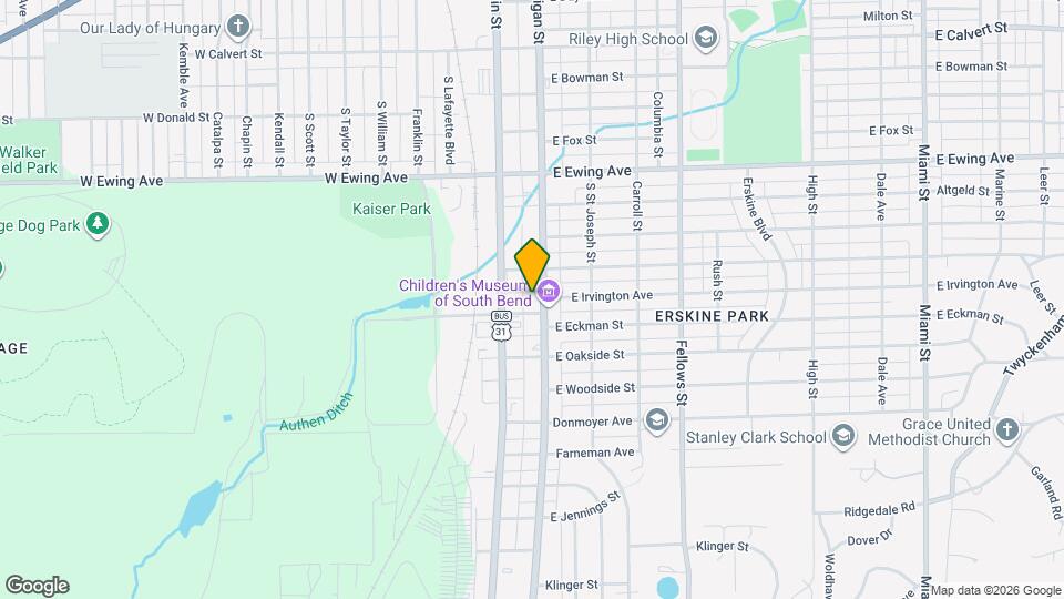 2621 S Michigan St Map and Location Details