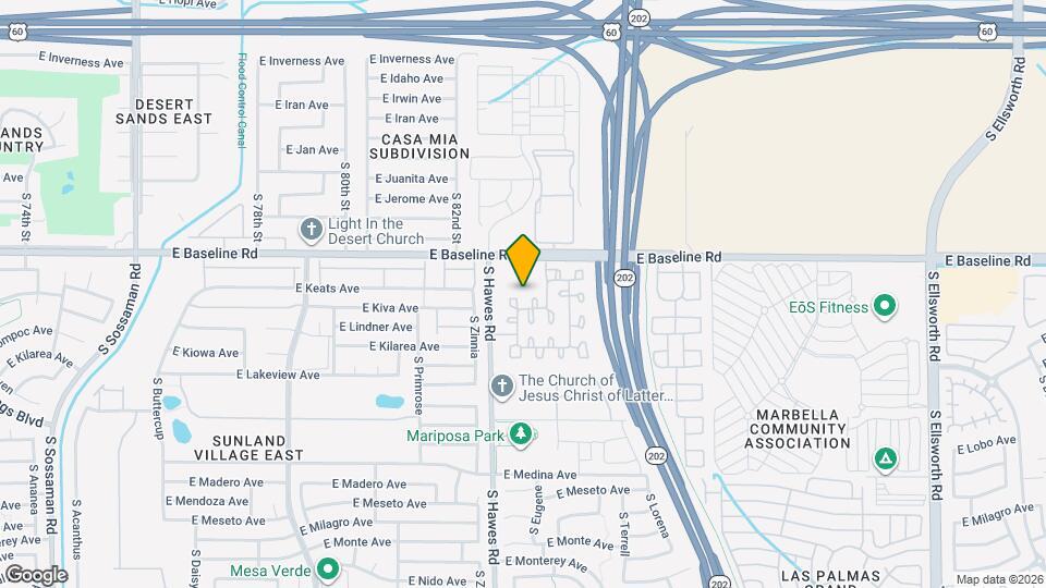 8438 E Keats Ave Map and Location Details