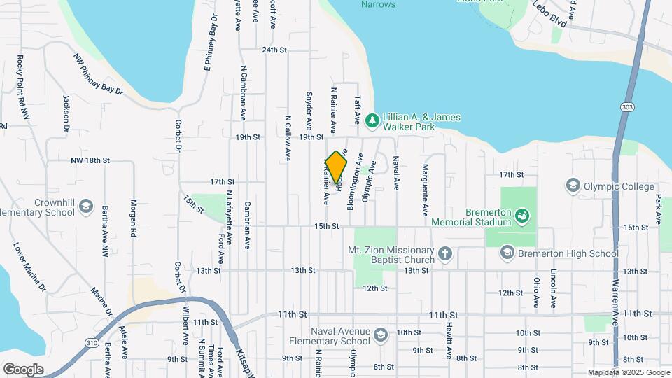 1545 Houston Ave-Unit -1545 Houston Ave Bremerton Map and Location Details