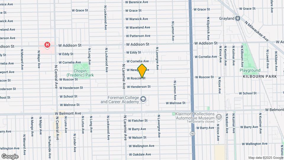 5057-5059 W Roscoe St Map and Location Details