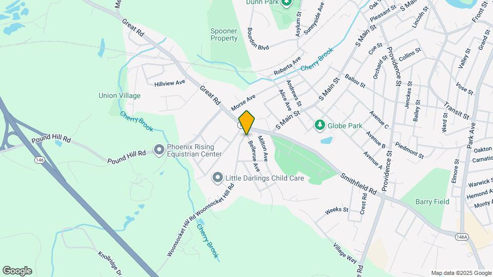22 Woonsocket Hill Rd, Unit 1F Map and Location Details