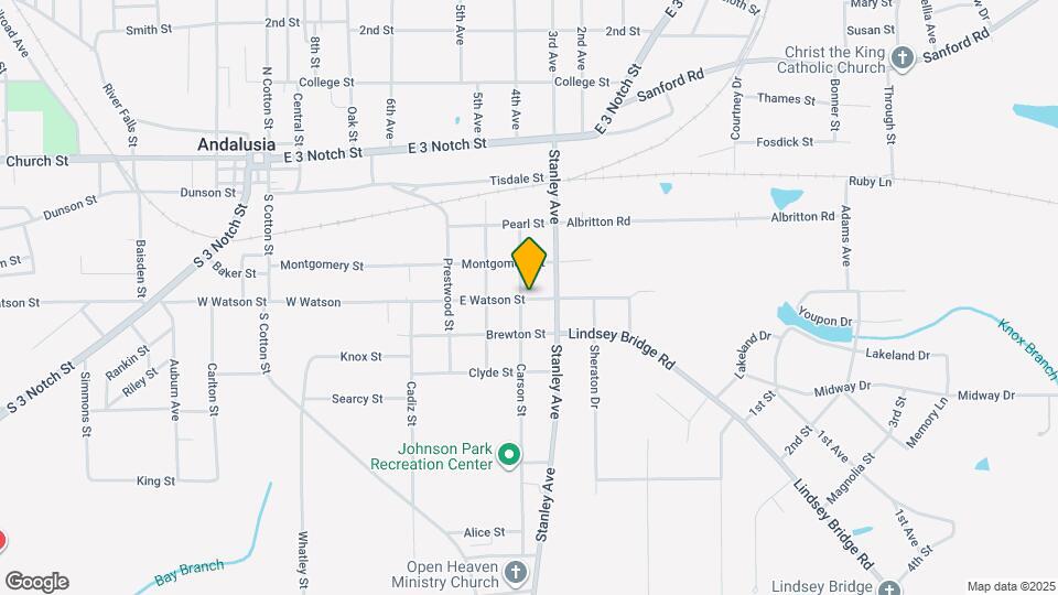 613 E Watson St Map and Location Details