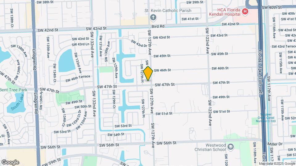 12721 SW 47th St Map and Location Details