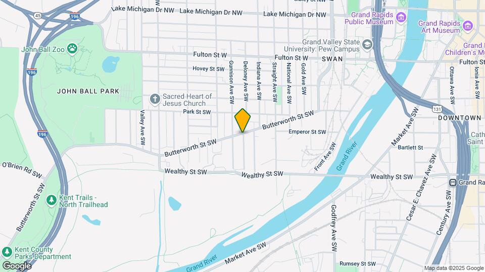 900 Butterworth St SW Map and Location Details
