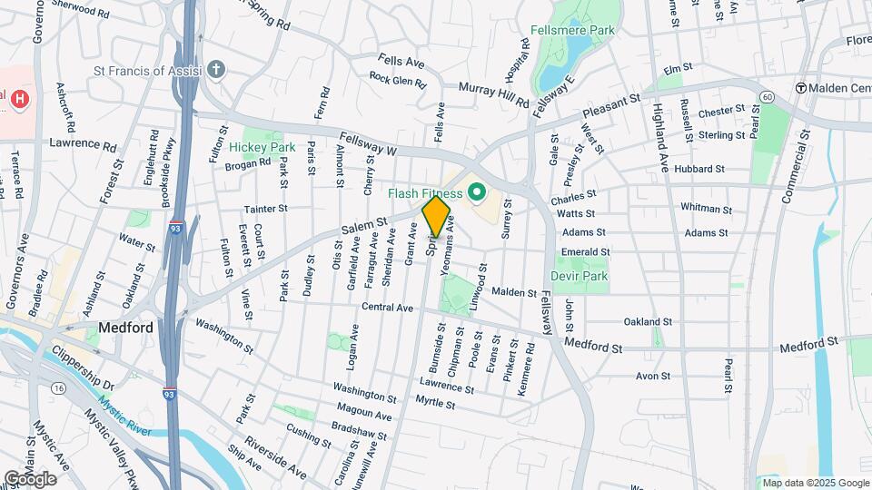 231 Spring St, Unit 1A Map and Location Details