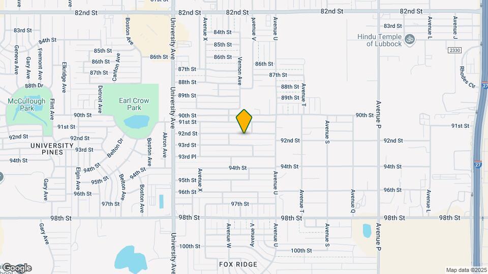 2207 92nd St Map and Location Details