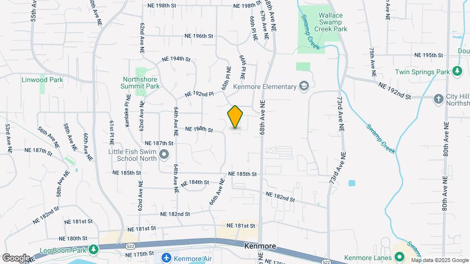 6624 NE 187 Ct Map and Location Details