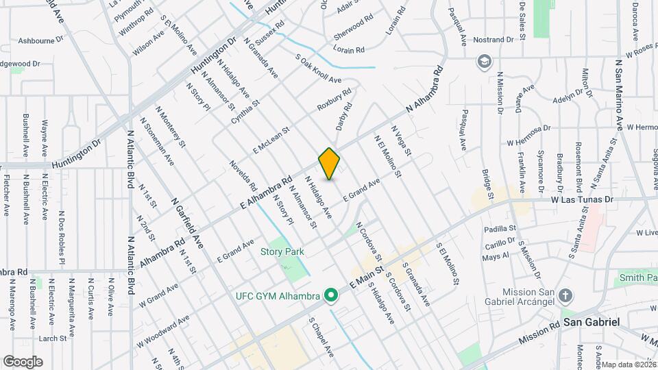 429 N Cordova St, Unit 429 B Mapa y Detalles de la Ubicación