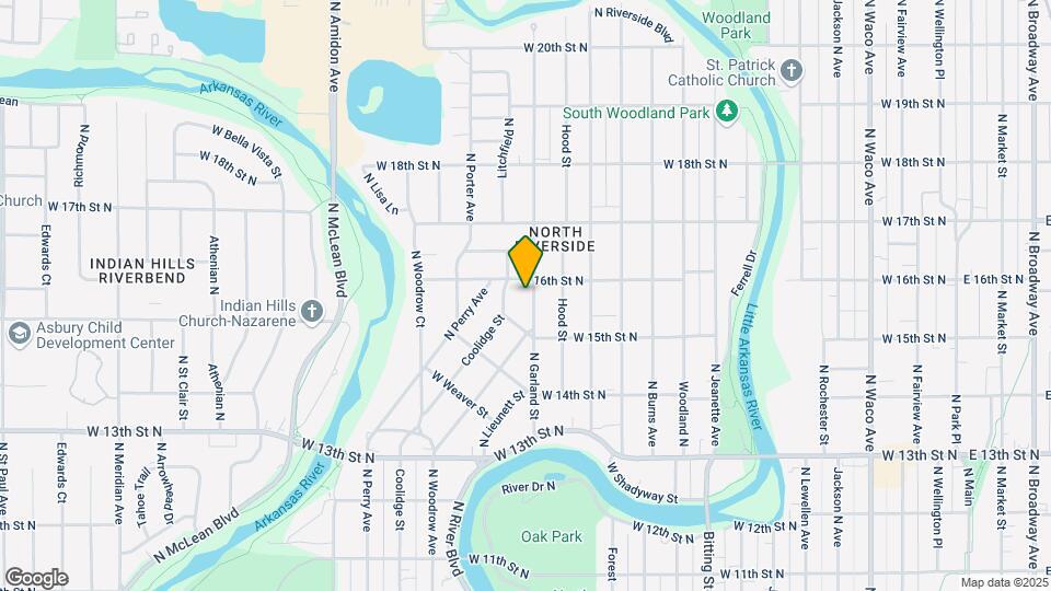 1639 N Garland St Map and Location Details
