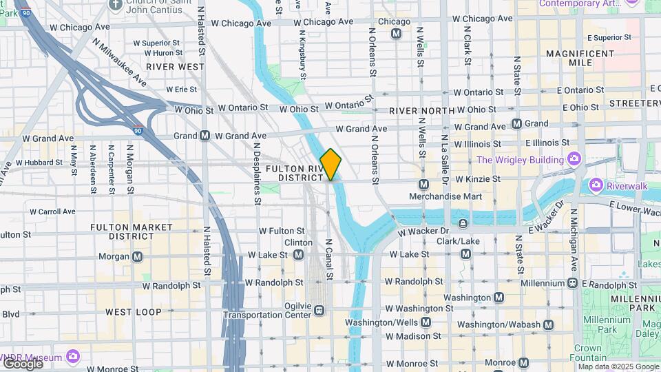 312 N Canal St Map and Location Details