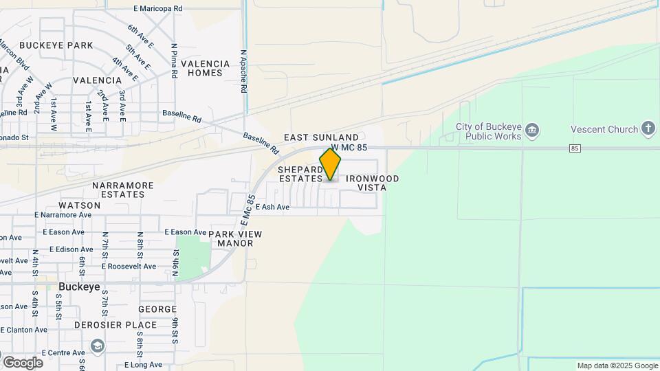 1515 E Orange St Map and Location Details