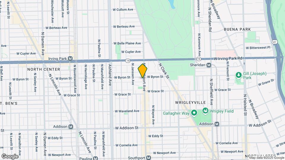 3854 N Southport Ave Mapa y Detalles de la Ubicación