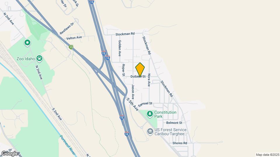 1013 Dolbeer St Map and Location Details