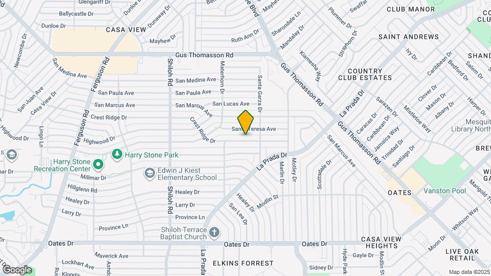 3211 Crest Ridge Dr Map and Location Details