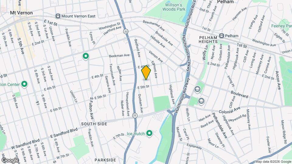 357 Bedford Ave, Unit 3rd Floor 2 Bedroom Apartment Map and Location Details