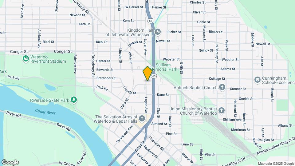 602 Logan Ave Map and Location Details