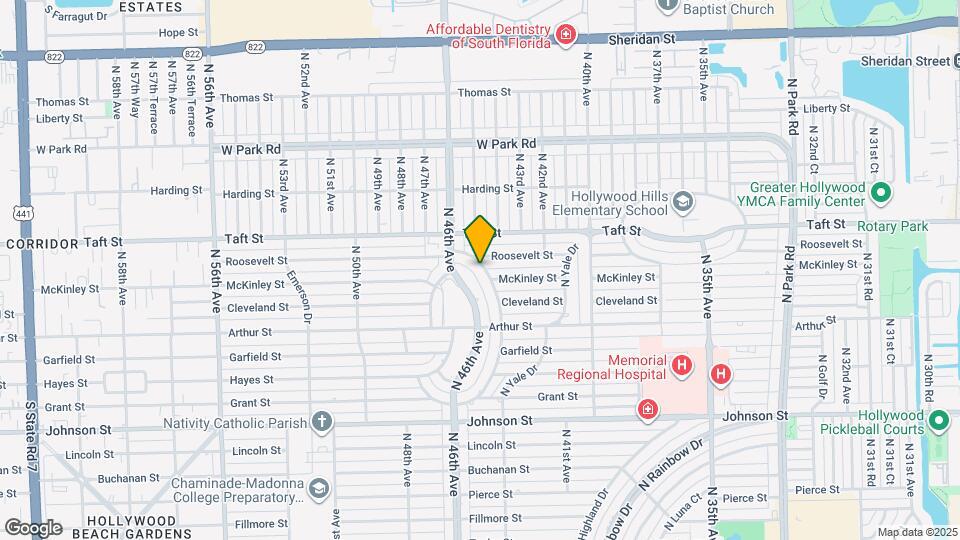 1512 E Hawthorne Cir Map and Location Details