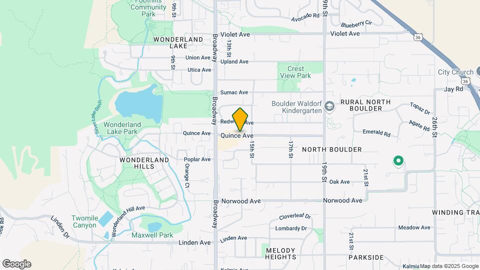 1411 Quince Ave Map and Location Details