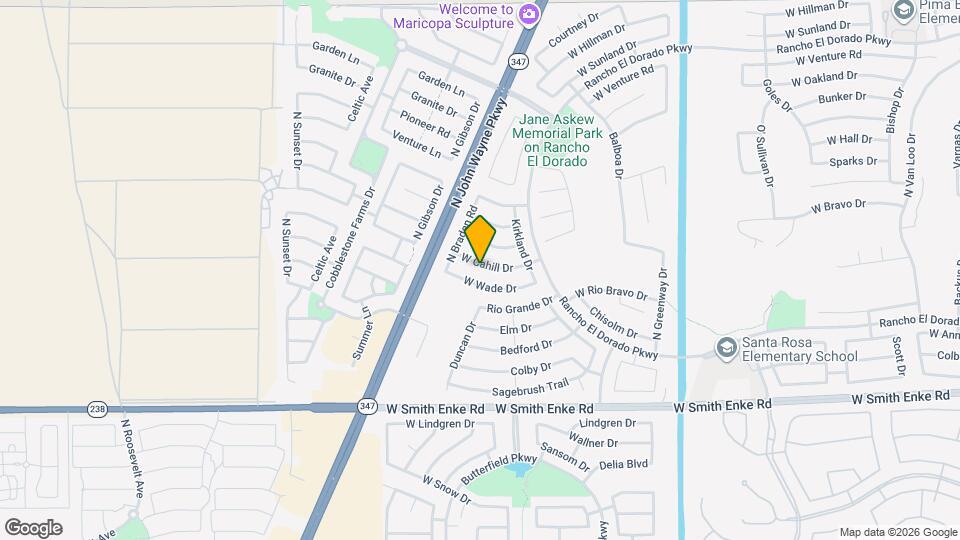 43863 W Cahill Dr Map and Location Details