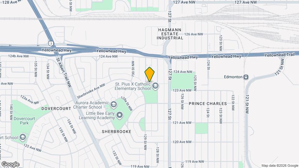 12822-12123 123 Ave NW Map and Location Details