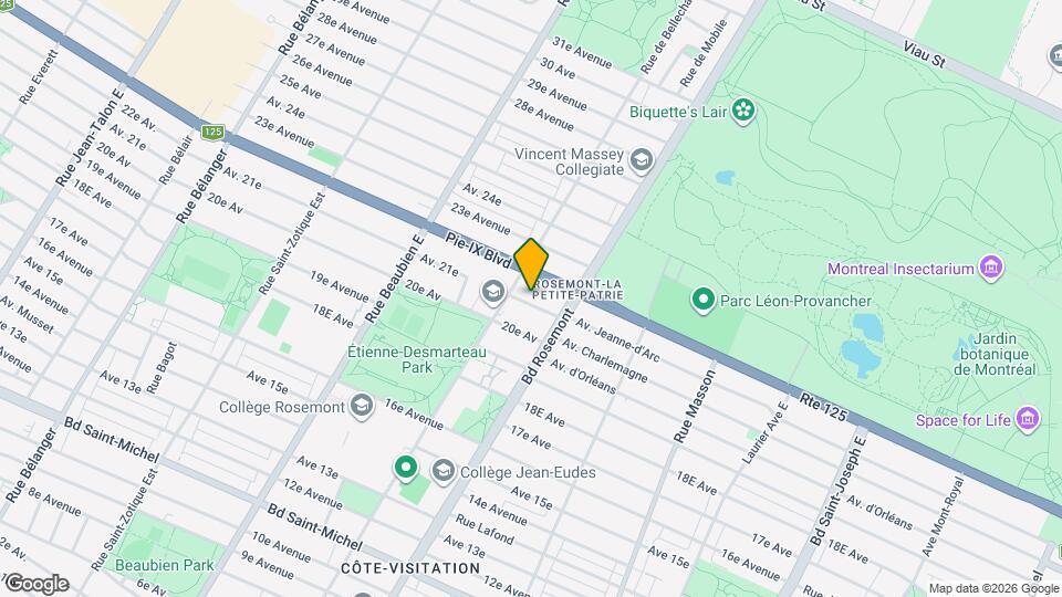 6105 21E Av Map and Location Details