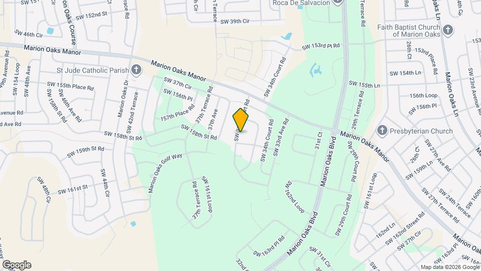 15885 SW 35th Court Rd Map and Location Details