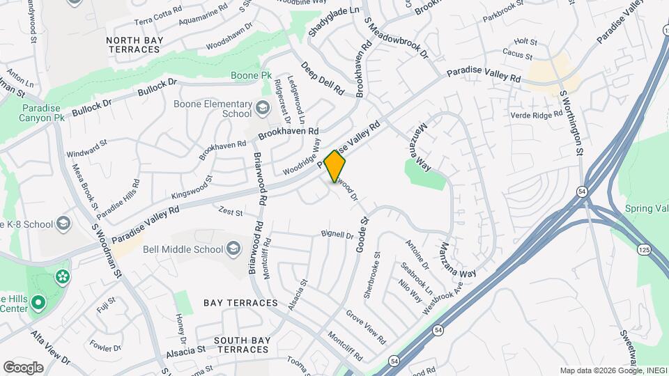 551 Glencrest Dr Map and Location Details