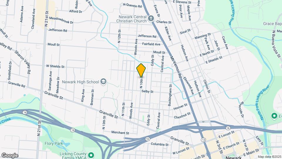 357 N 10th St Map and Location Details