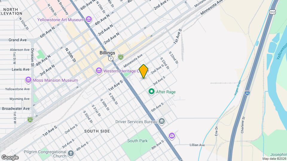 201 South 26th Street Map and Location Details