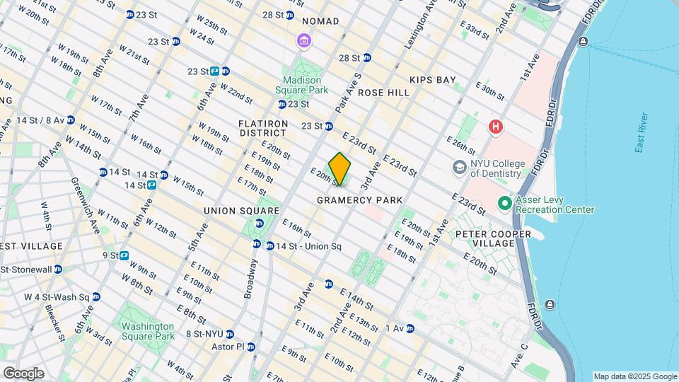 24 Gramercy Park S Mapa y Detalles de la Ubicación