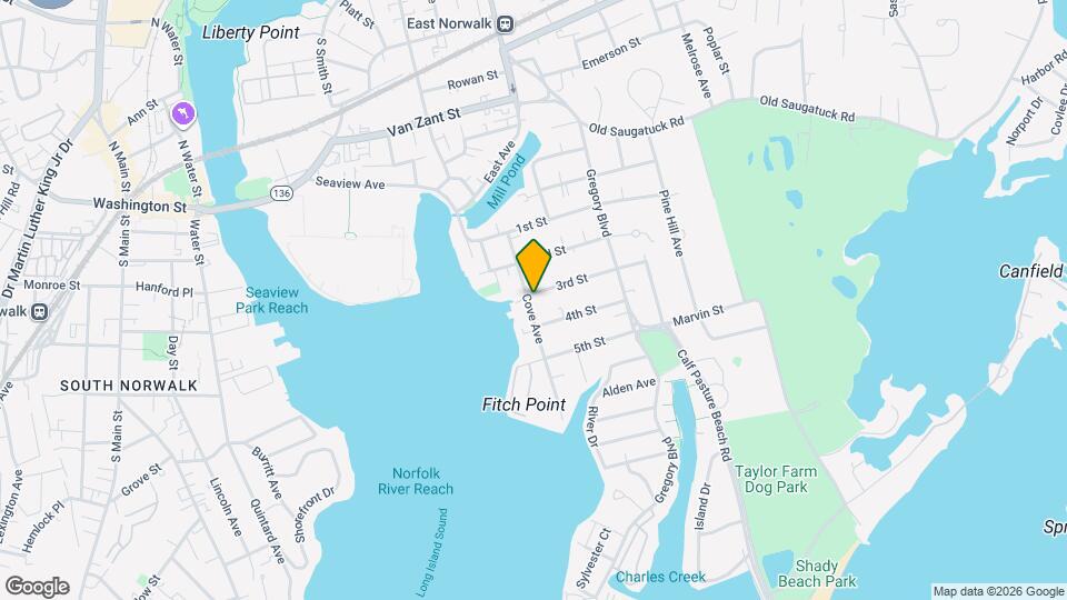 25 Cove Ave Map and Location Details