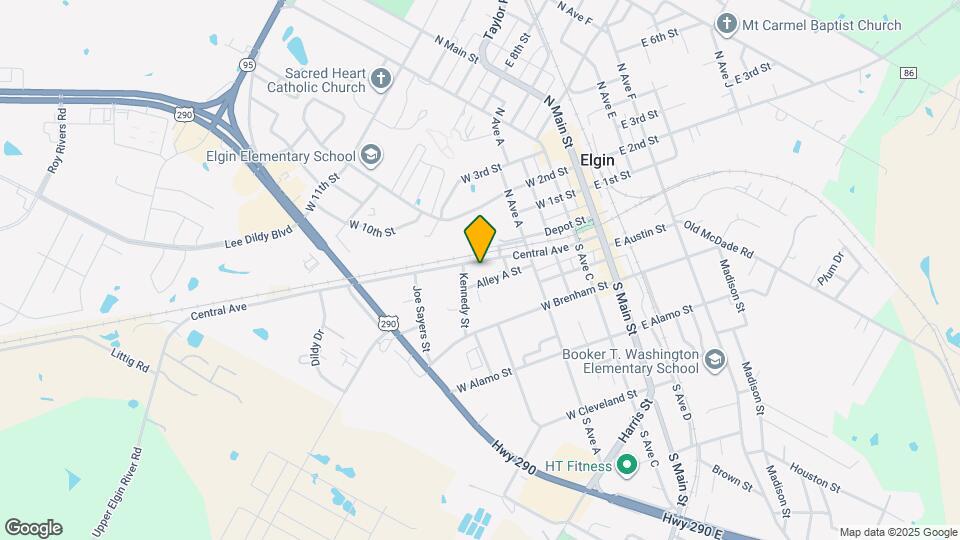 511 Central Ave Map and Location Details