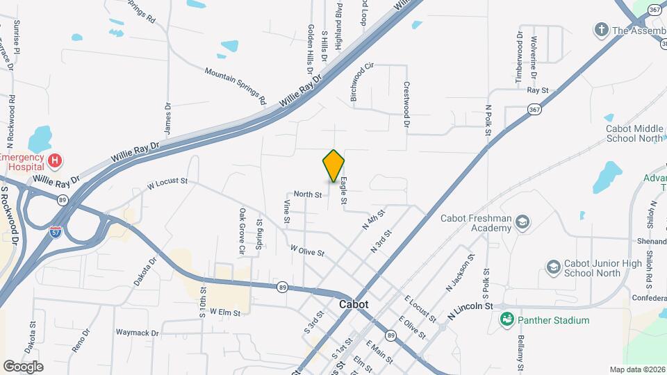 118 N Park St Map and Location Details