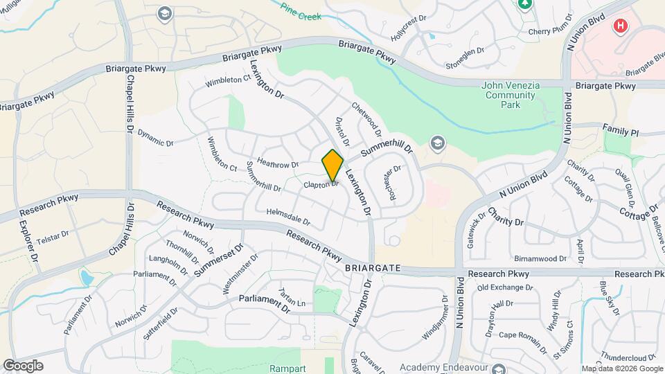 2735 Clapton Dr Map and Location Details