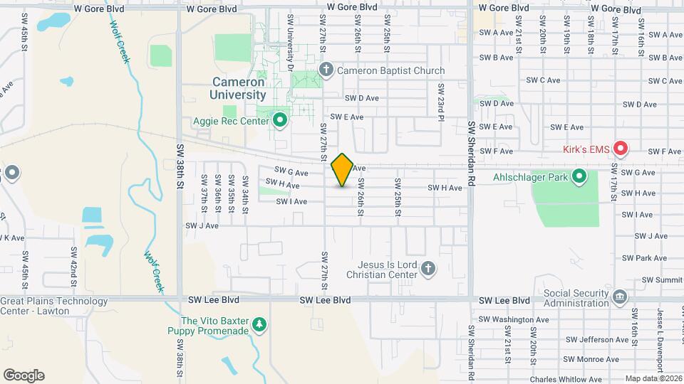 2616 SW H Ave Map and Location Details