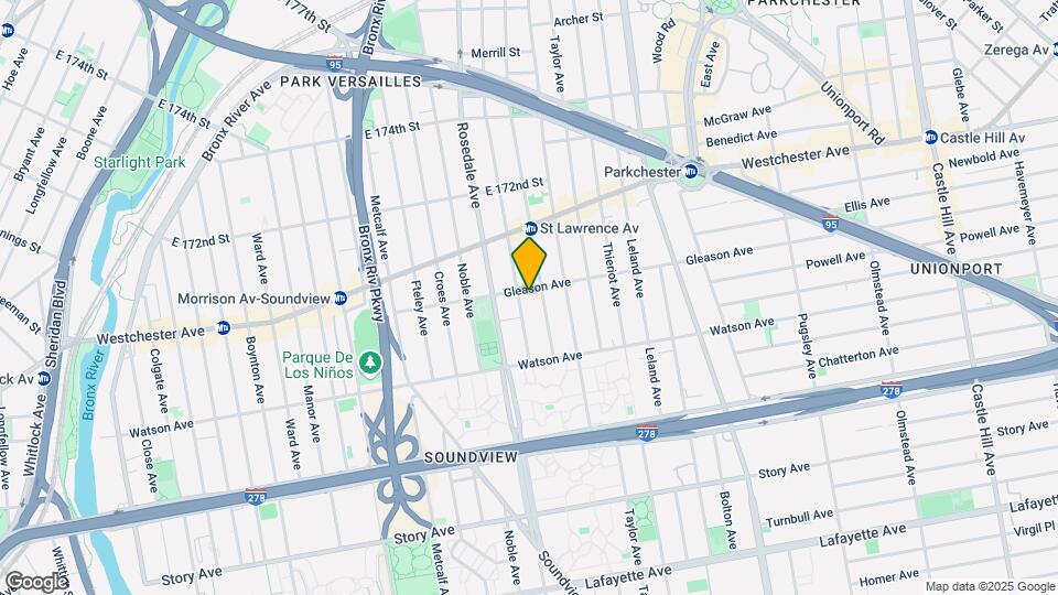 1768 Gleason Ave Map and Location Details