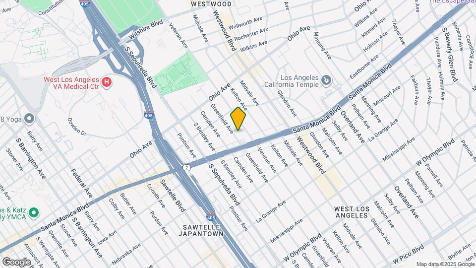 1654 Greenfield Ave Map and Location Details