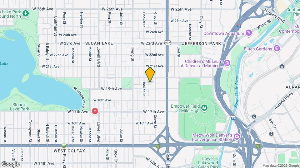 3142 W 20th Ave Mapa y Detalles de la Ubicación