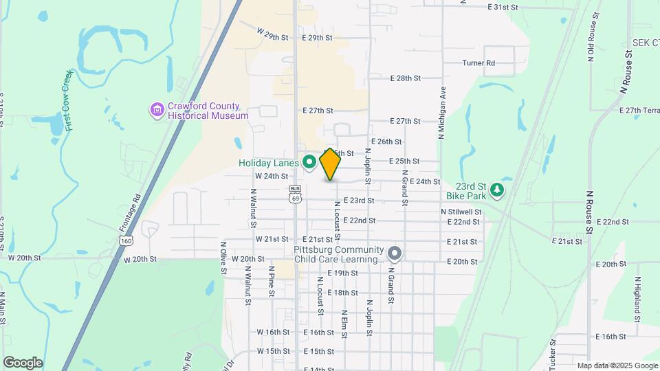 204 E 24th St Map and Location Details