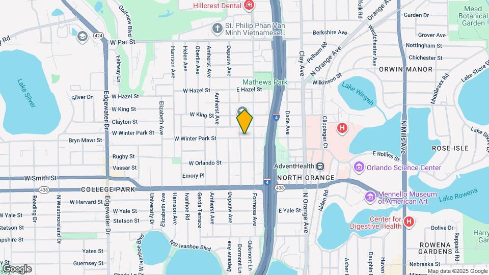 41 E Winter Park St Map and Location Details