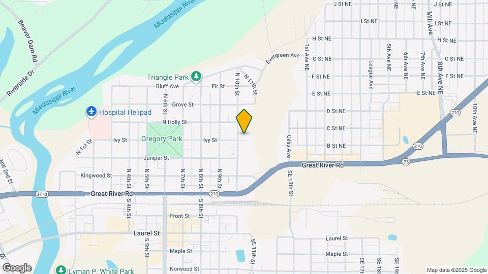 1005 Ivy St Map and Location Details