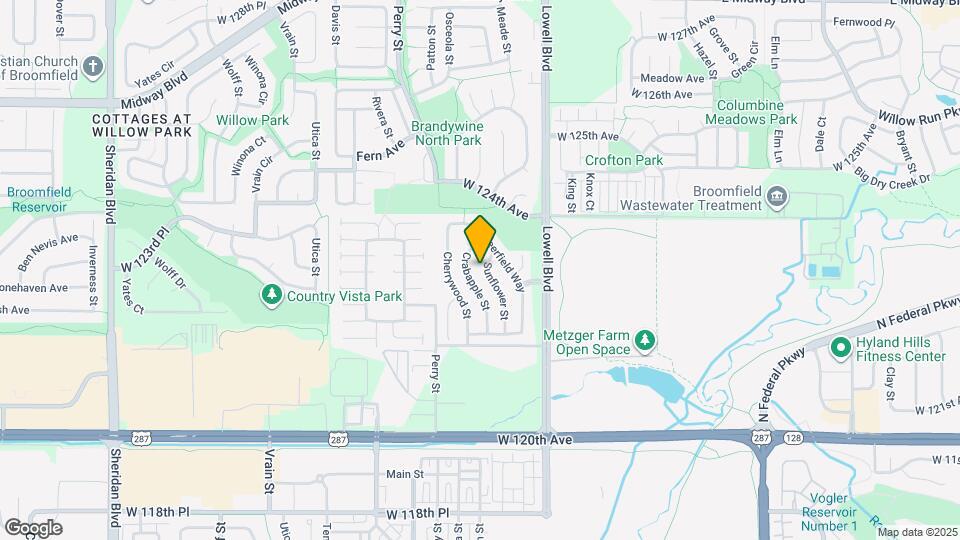 12245 Sunflower St Map and Location Details