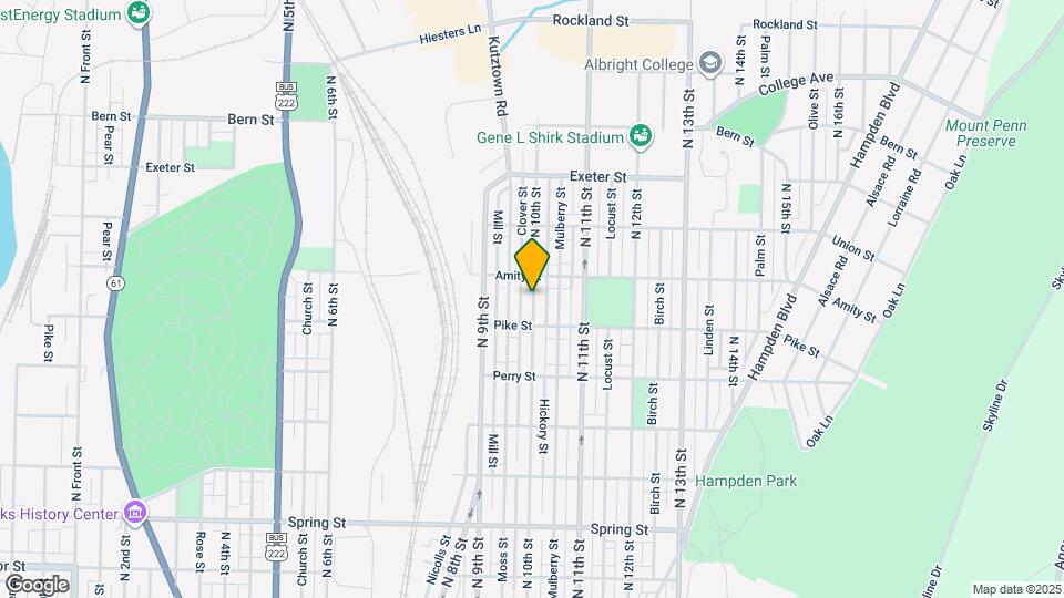 1426 N 10th St Map and Location Details