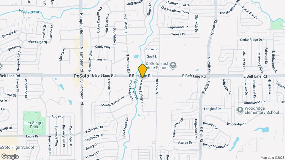 104 Roaring Springs Dr Map and Location Details