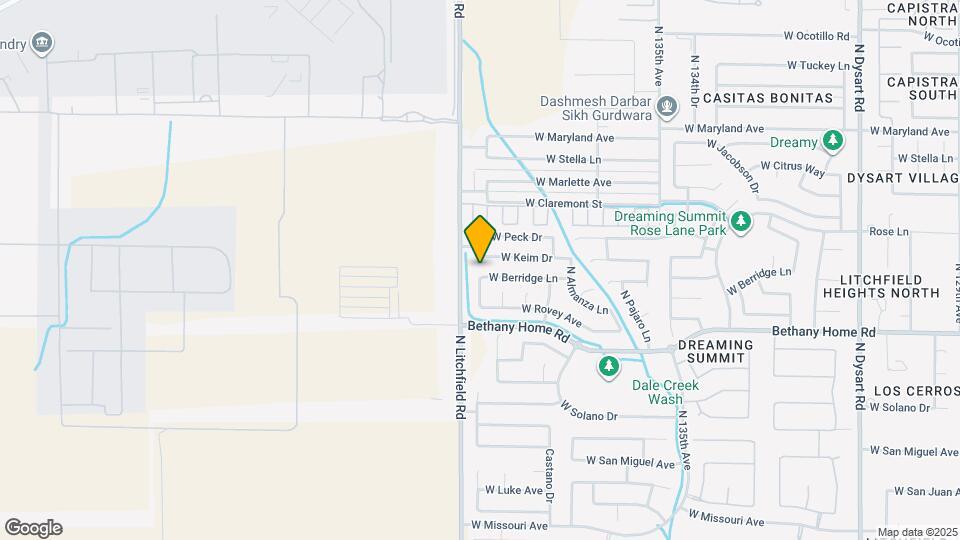 13844 W Berridge Ln Map and Location Details