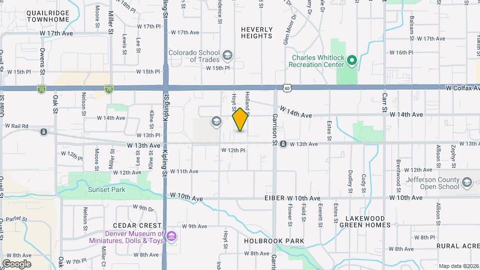 1330 Hoyt St Mapa y Detalles de la Ubicación
