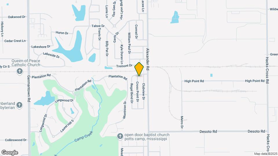 8516 Cross Point Dr Mapa y Detalles de la Ubicación