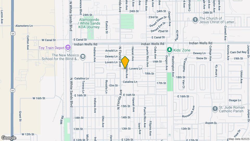 1805 Alaska Ave Map and Location Details